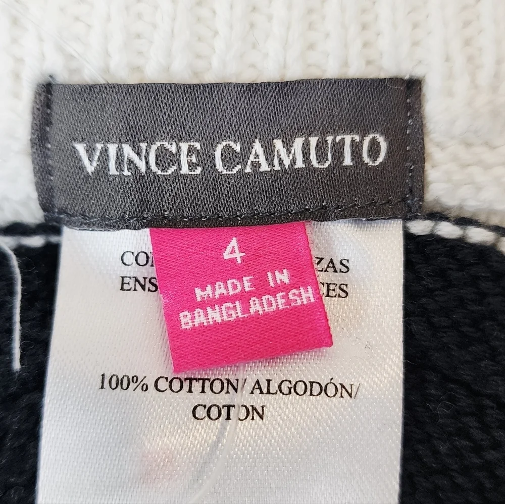 Vince Camuto Knitted Girl Wavy Stripe Skirt Size 4